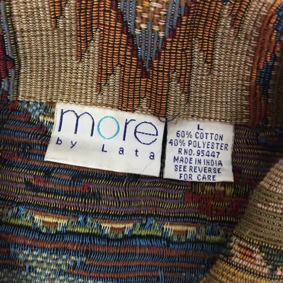 SOLD More by Lata Southwestern Tapestry Jacket - Picture 6 of 7